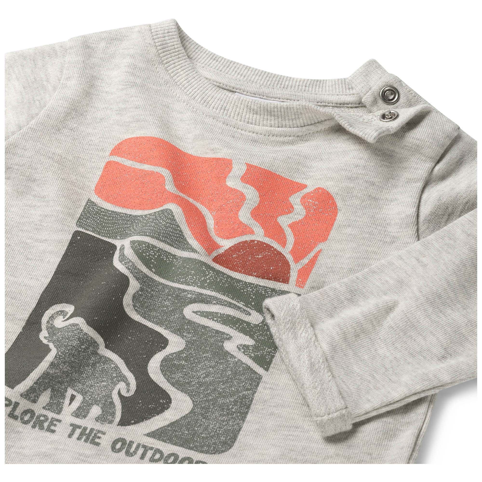 Prénatal baby shirt lange mouwen printopdruk multi