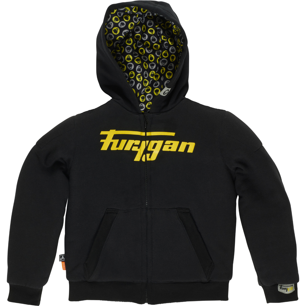 Furygan - Sweat à capuche enfant Luxio Kid Noir / Jaune