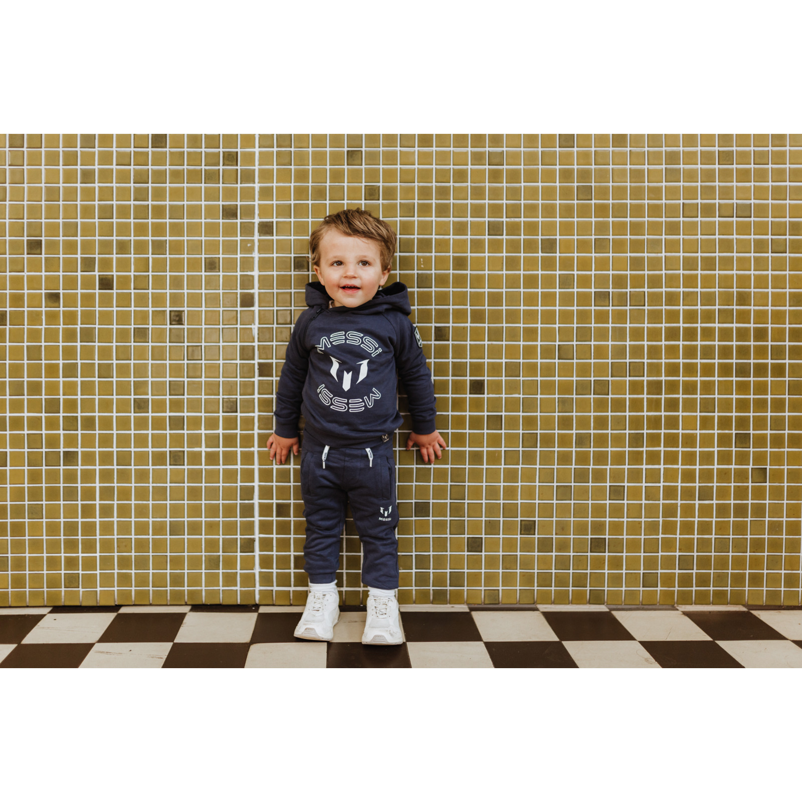 Messi Kinder-Hoody brushed
