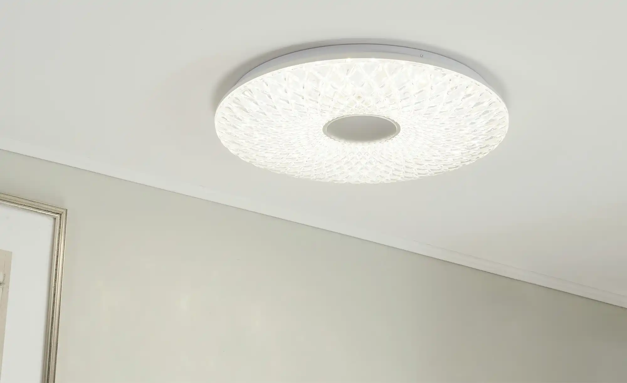 KHG LED-Deckenleuchte, 1-flammig, Kristalloptik
