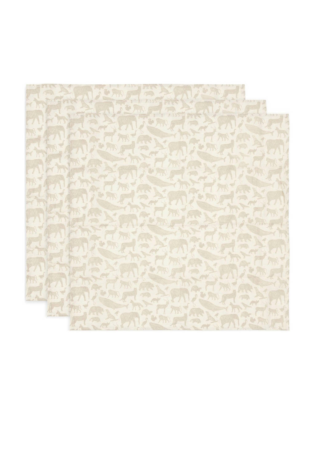 Hydrofiele Doek Small 70x70cm beige (3 pack)