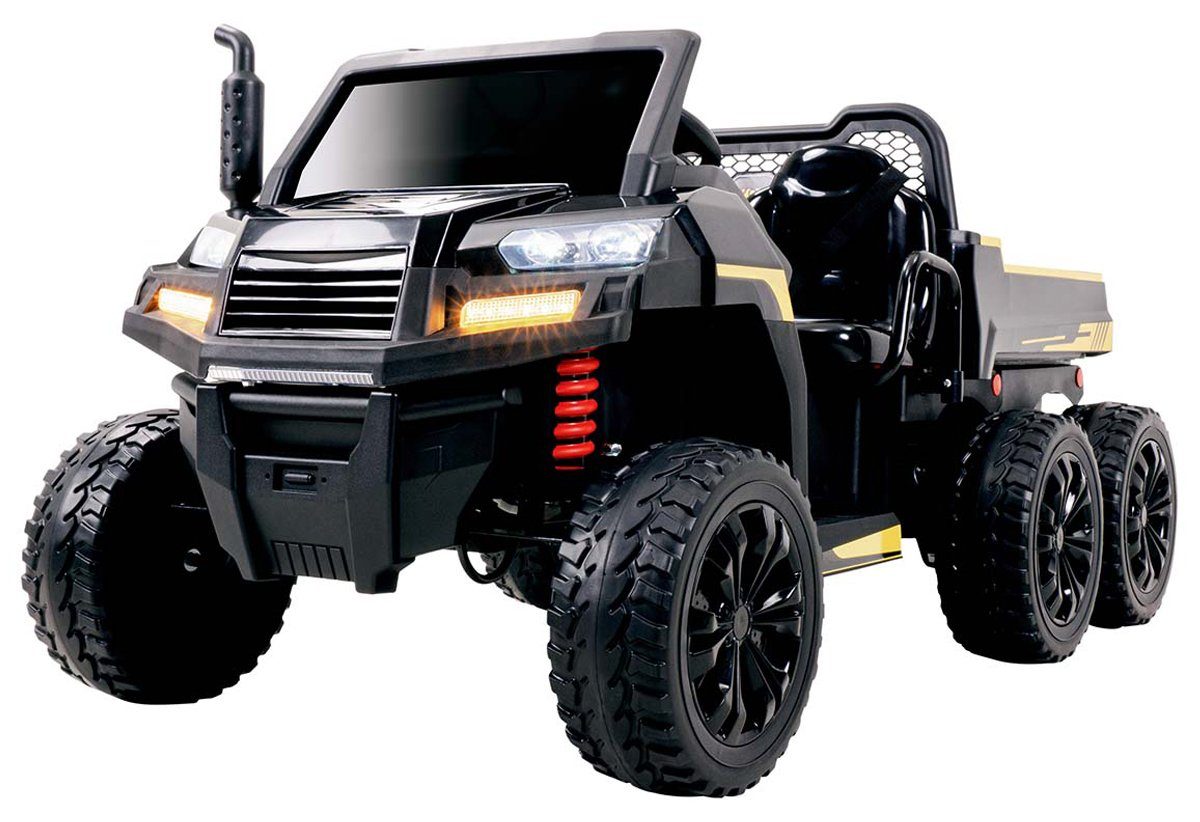 Actionbikes Motors Carrinho Elétrico Infantil A730 UTV, capacidade de carga de 60 kg (2 peças), com controle remoto, entradas USB e AUX, partida suave e frenagem automática.