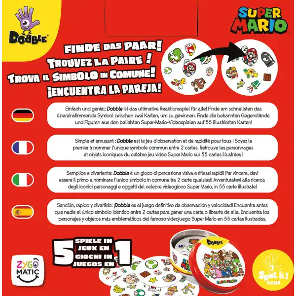 Dobble Super Mario (Eco Sleeve)