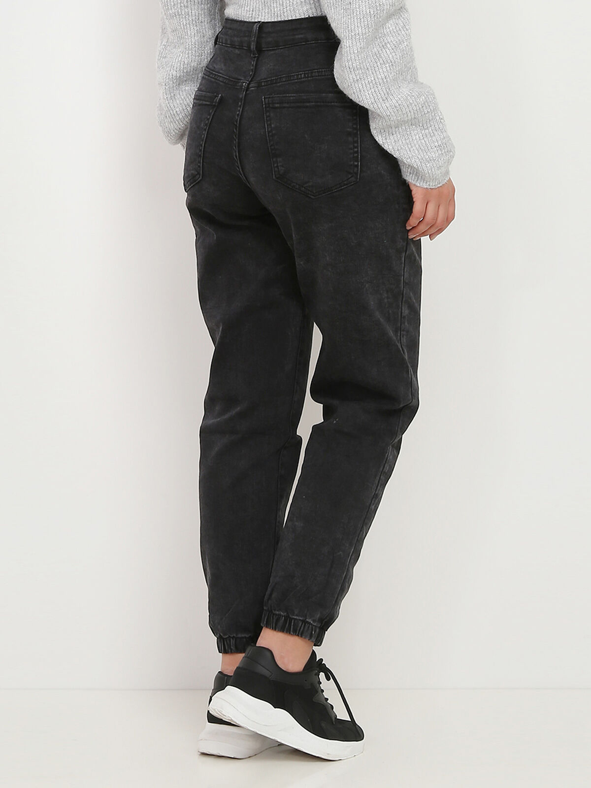 Jeans style jogger- Gris