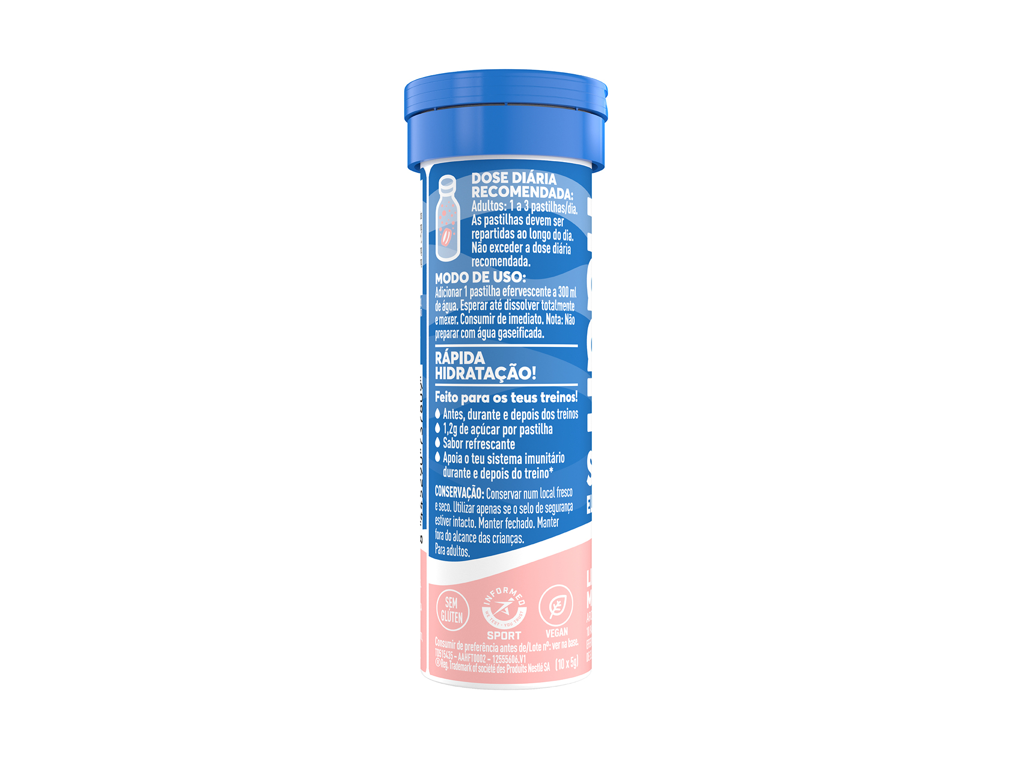 SUPLEMENTO NUUN LIMONADA MORANGO 10 PAST