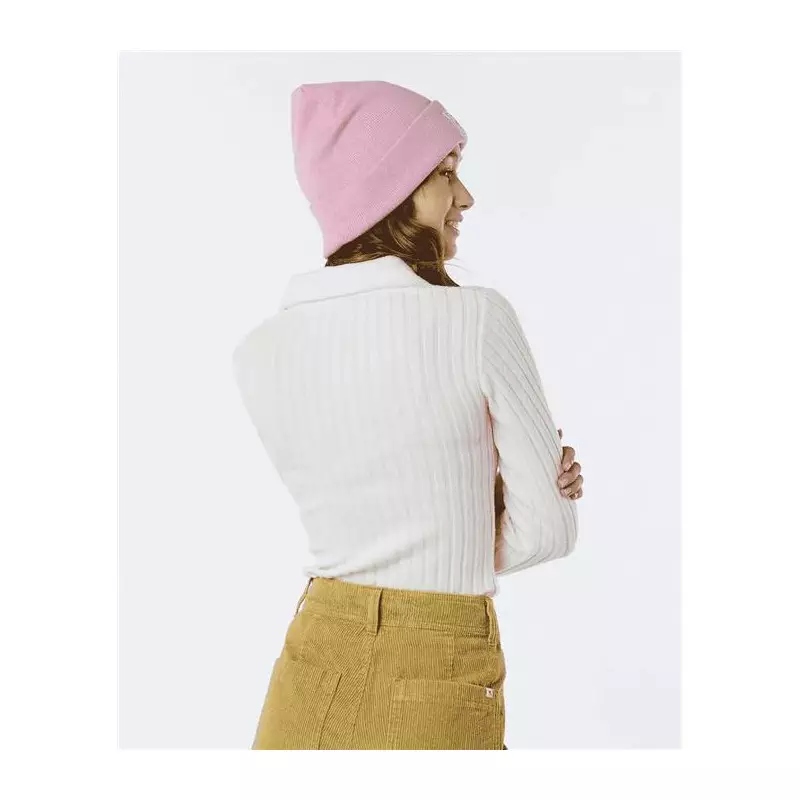 Teeshirt femme RIPCURL Polo Cosy Ecru Marle