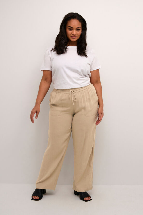 Kaffe Curve KCmille pants Chinchilla