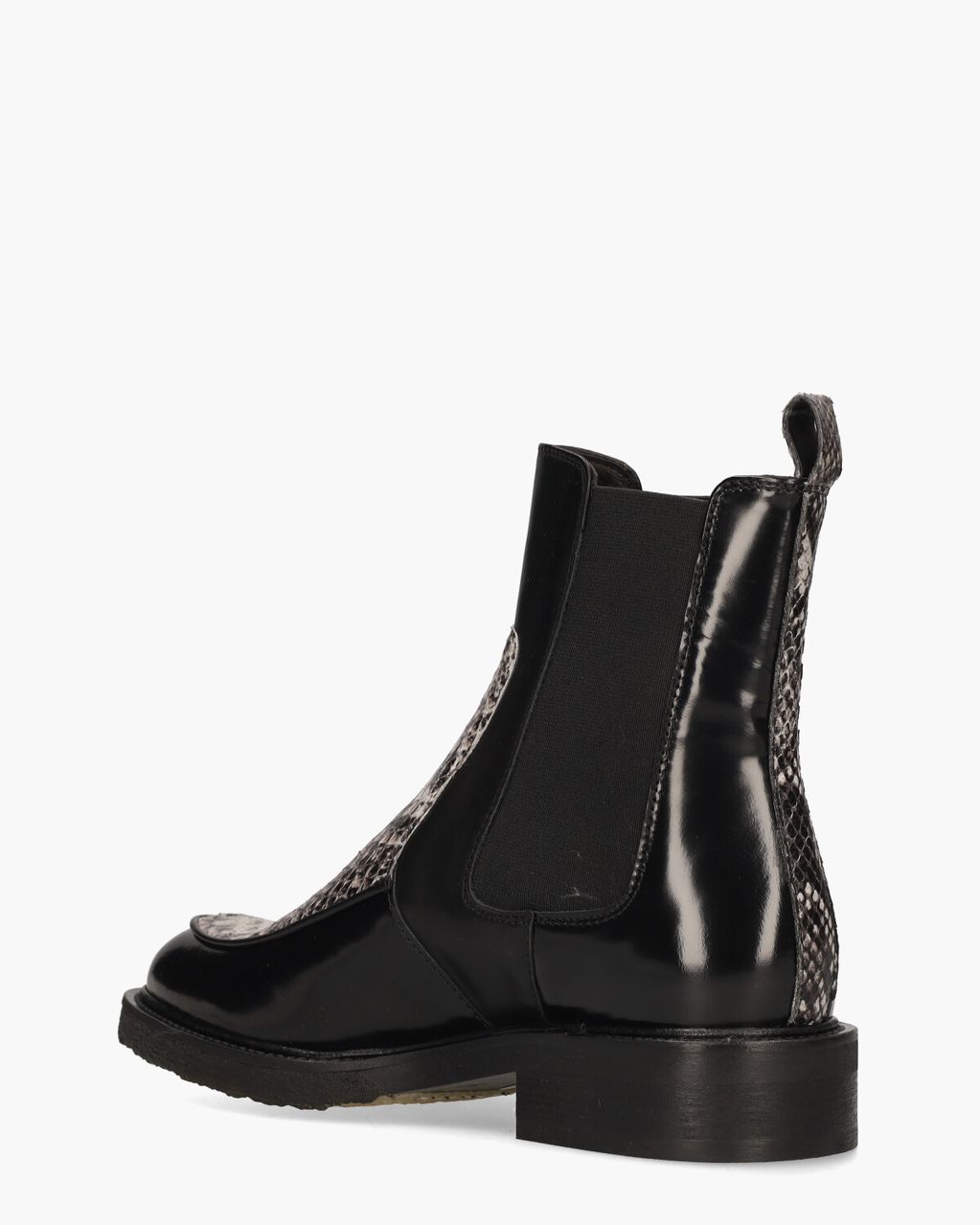 Billi Bi A7100 Zwart/Grijs Dames Enkelboots