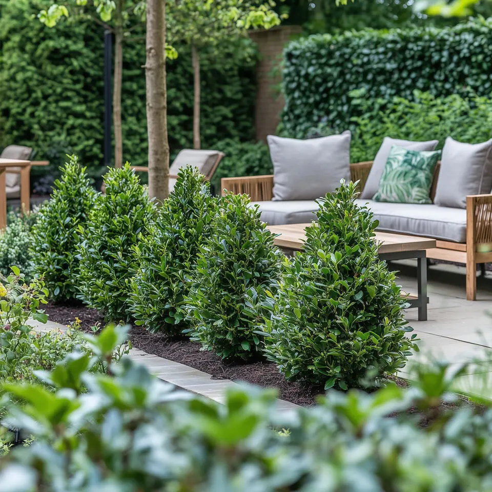 Japanse hulst - Set van 2 - Ilex crenata 'Jenny' - Hoogte 55-65cm - ⌀21cm