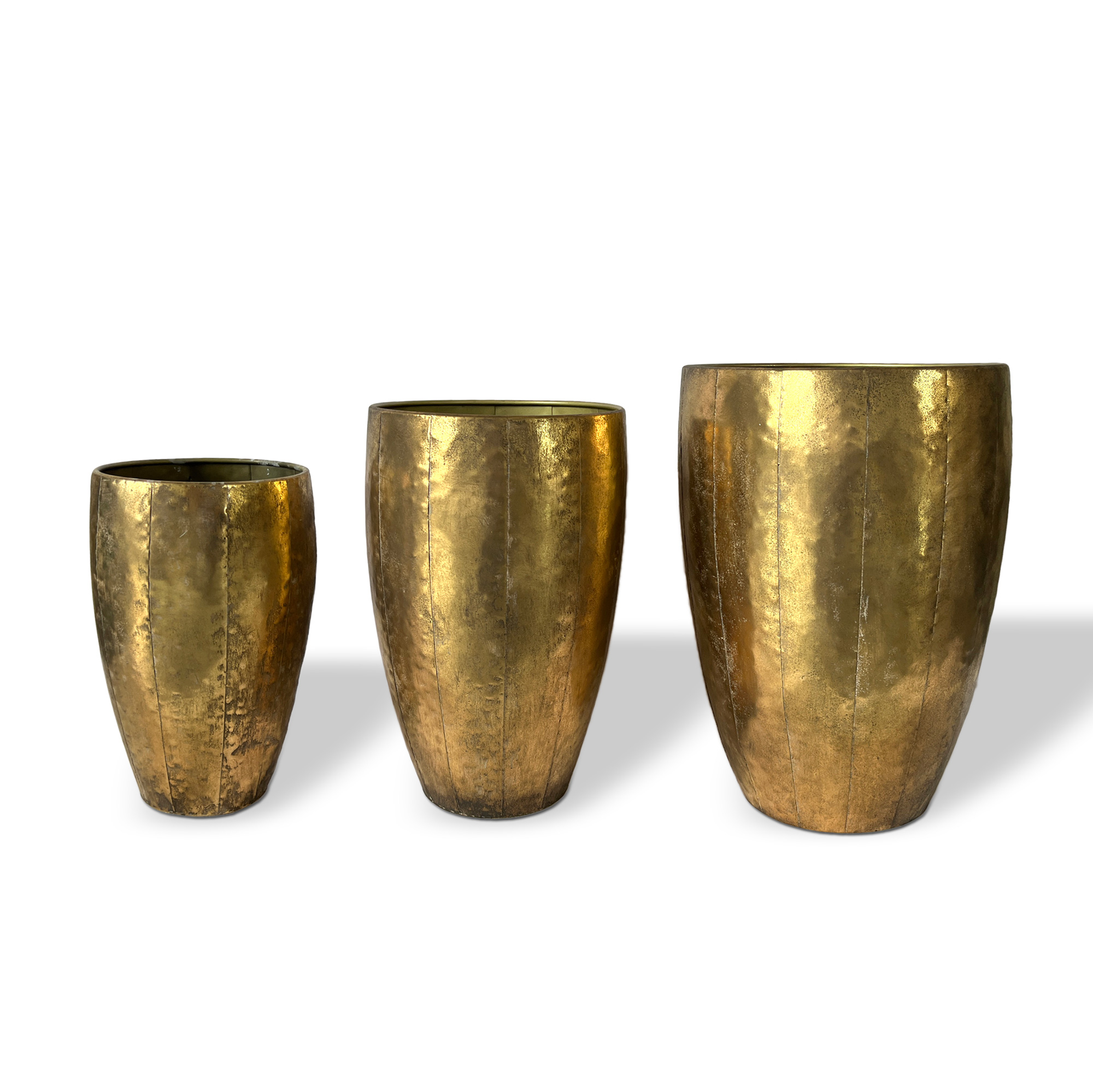 Pflanzkübel 'Isadora' M, antik gold, Ø 31,5 cm, H 48,5 cm günstig bestellen