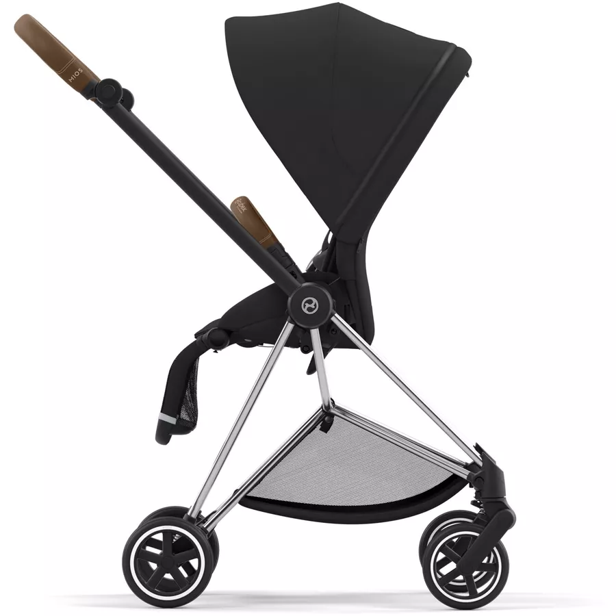 cybex PLATINUM Kombikinderwagen New Mios Chrome Brown Sepia Black