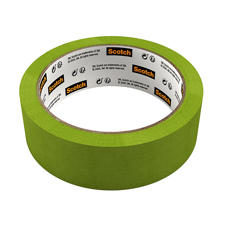 Ruban de Masquage pour Surfaces Rugueuses Scotch® 2060 Vert 36 mm x 41 m
