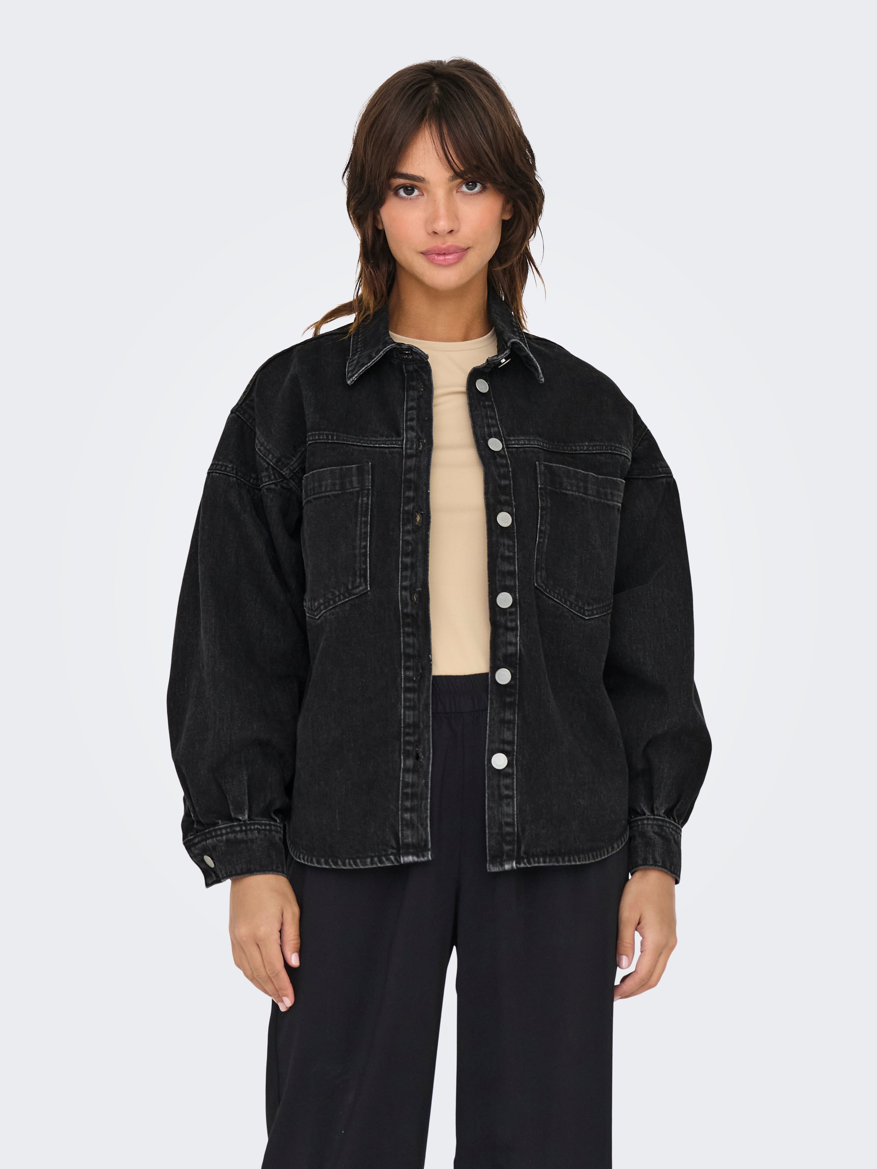 ONLANNI Jeansjacke Black