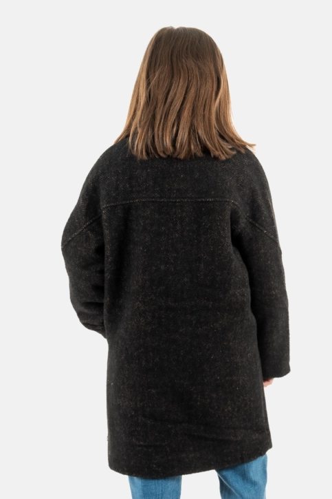 blousons hiver Le Temps Des Cerises shawgi 8003 dark brown