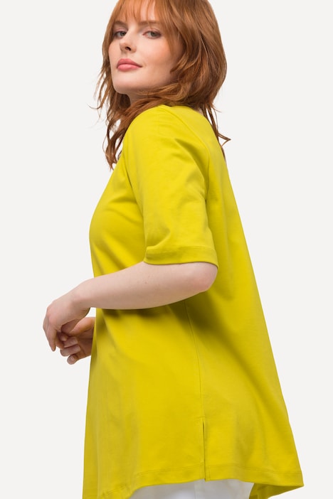 T-Shirt, A-Linie, Rundhals, Halbarm, Pima Cotton