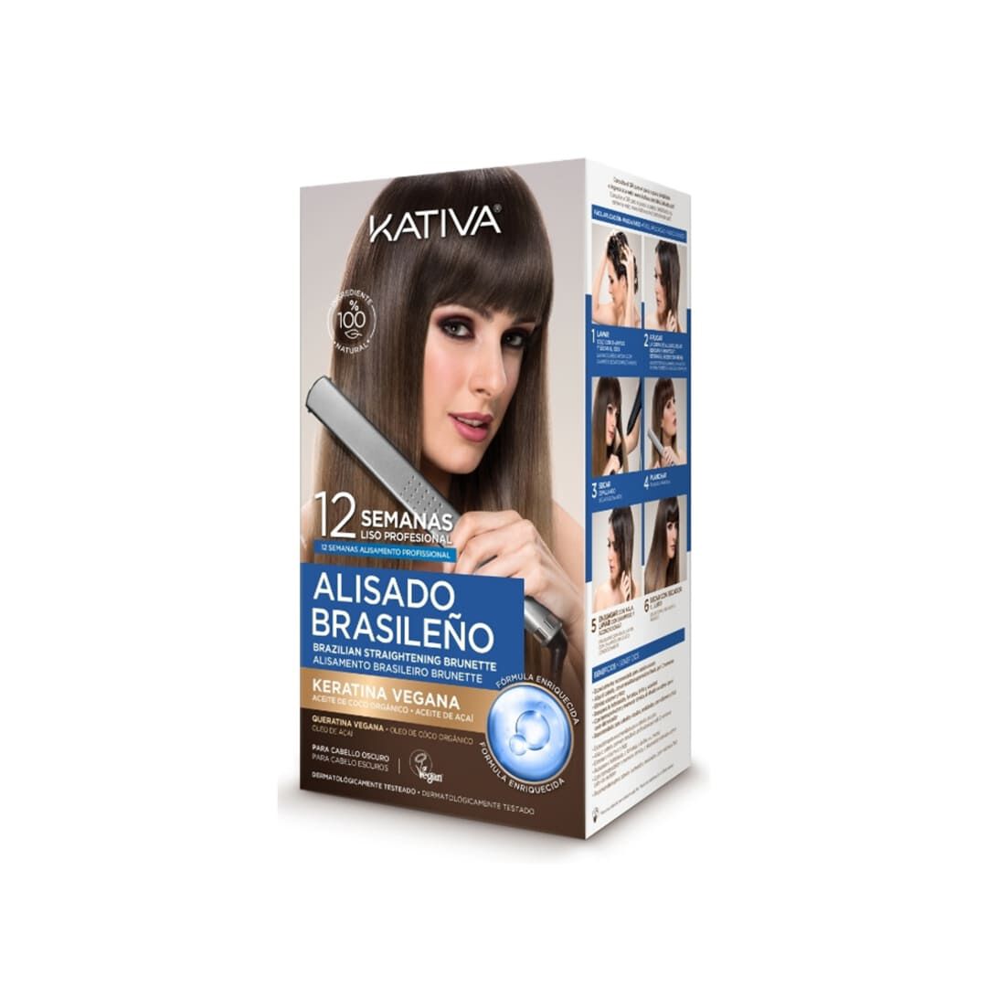 Kativa  KIT Alisamento Brasileiro Cabelos Escuros - 225ml