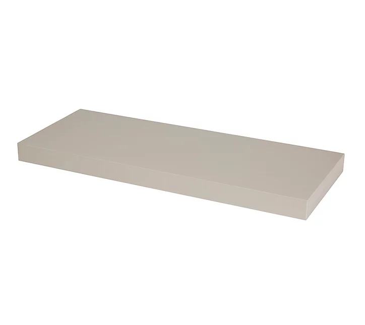Tablette murale avec fixation invisible Form Cusko gris taupe 60 cm