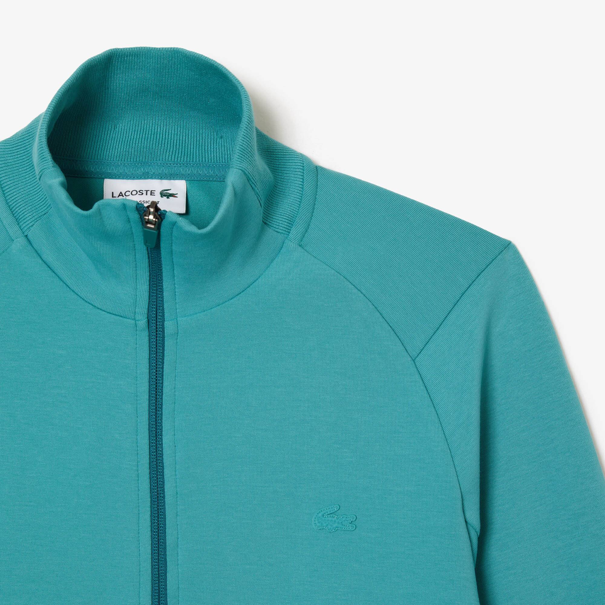 Herren Jogger-Sweatshirt aus Baumwollmischung mit hohem Kragen Sweatshirts - Blau - Lacoste - Herren