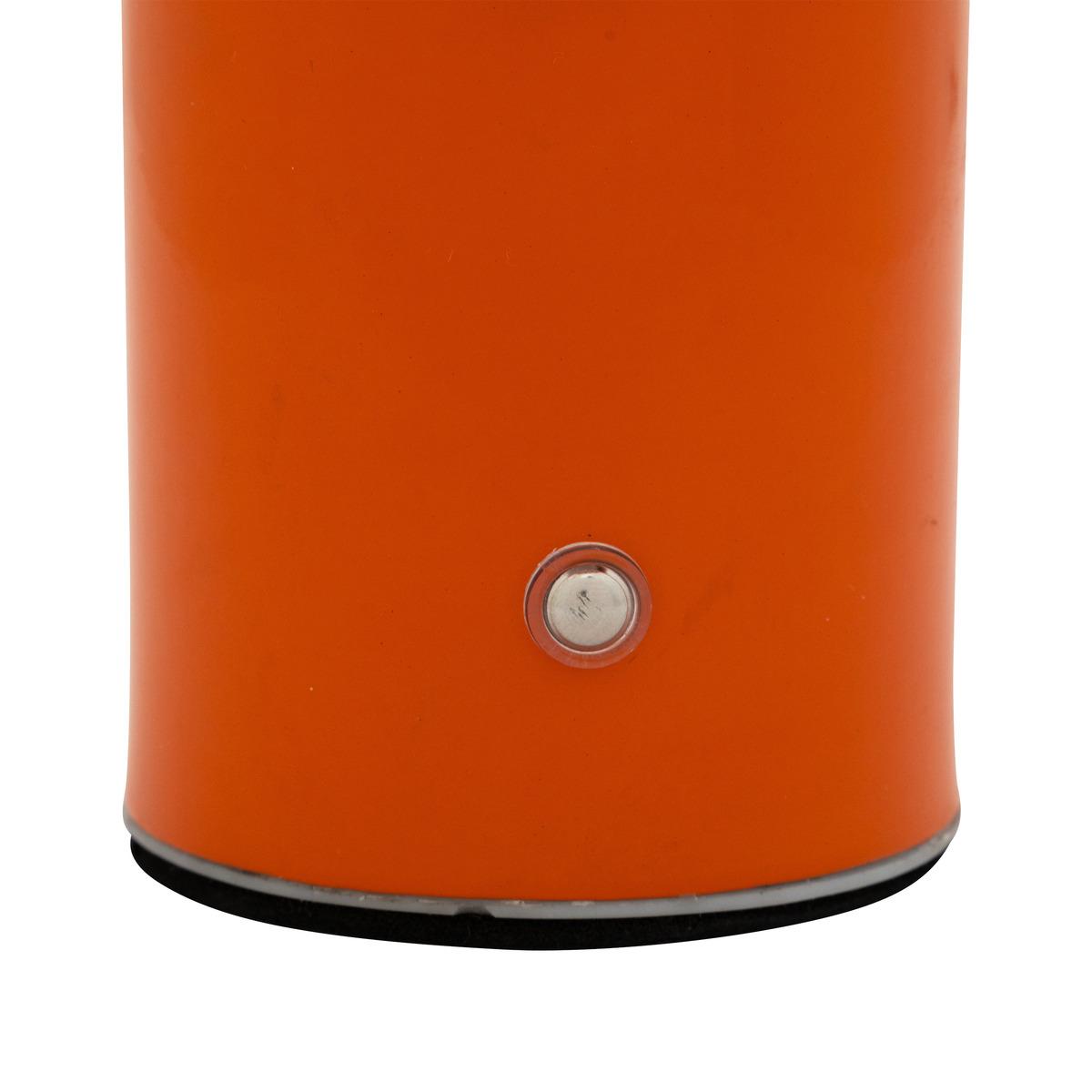 LAMPE LED USB ZOLA ORANGE H.20CM