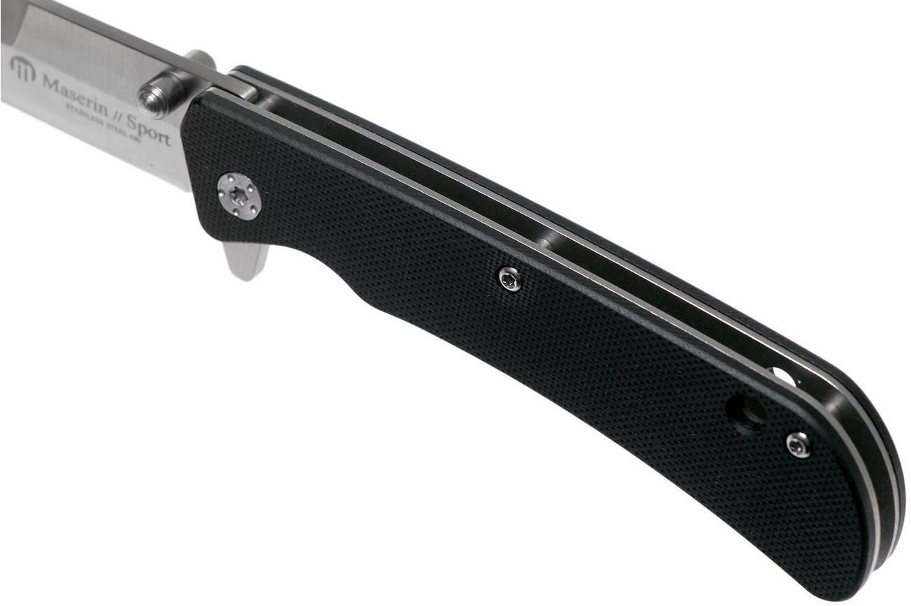 Maserin Sport 6 46006G10N Black G10 zakmes