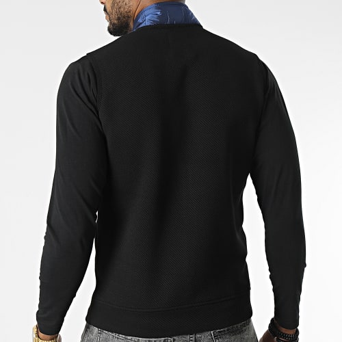 Veste Zippée Sans Manches BLC22K15 Noir Bleu Marine