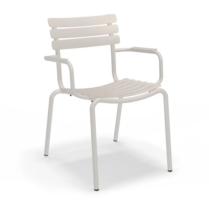 HOUE - ALUA Outdoor Dining Armlehnstuhl, muted white