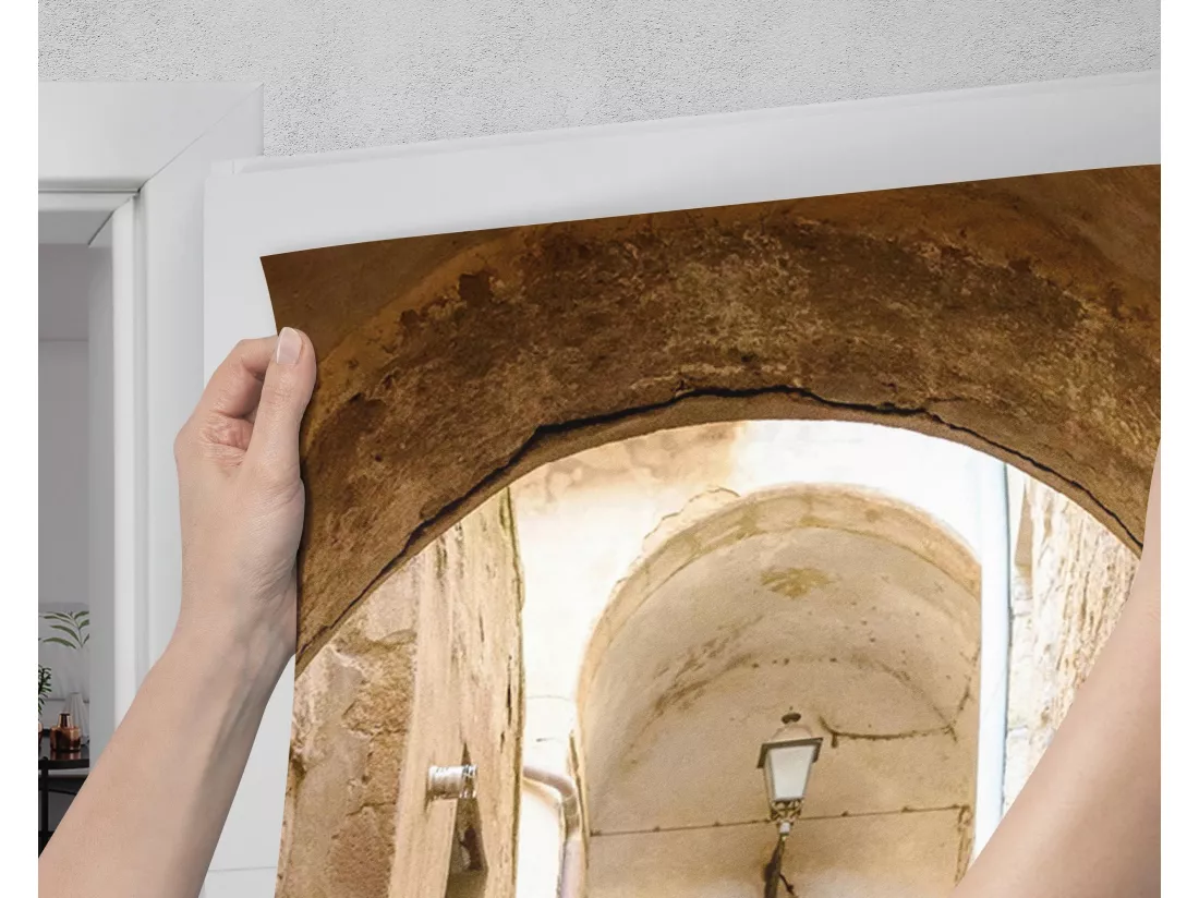 Papier peint photo pour portes intérieures - Escaliers en pierre 75x205 cm