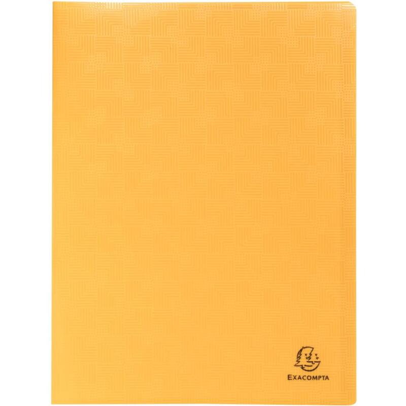 Protège-documents en PP recyclé semi-rigide Pop'N Co - 60 vues - Couleurs assorties