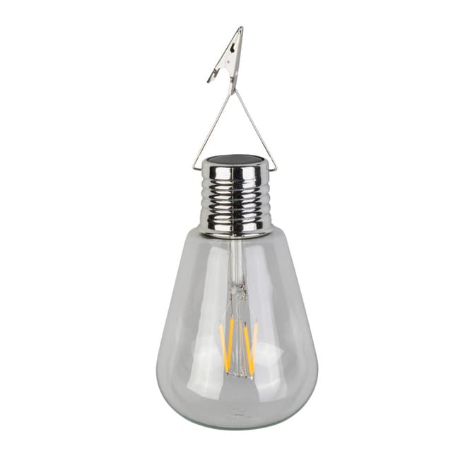 LED Solarlampe - Glühbirne - ca. 10 x 17,5 cm