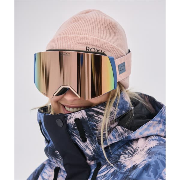 Masque de ski ROXY WILDLOVE SWIRL RESIN/CLUX PINK GOLD ML