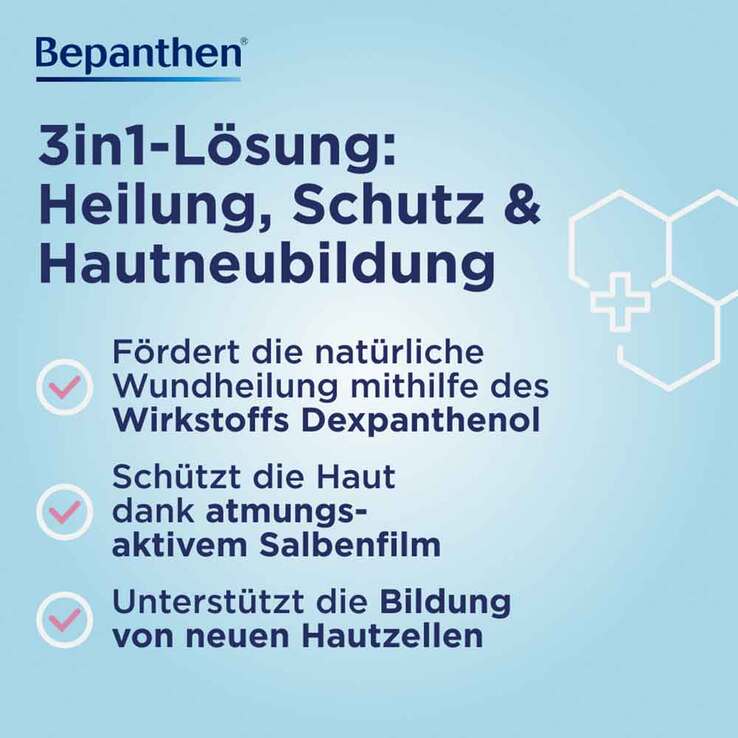 Bepanthen Wund- und Heilsalbe bei oberflächlichen Hautverletzungen, 3.5 g