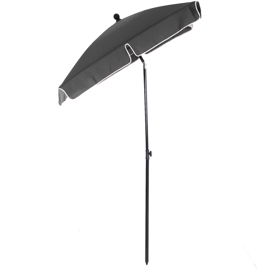 Outsunny Gartenschirm knickbar grau