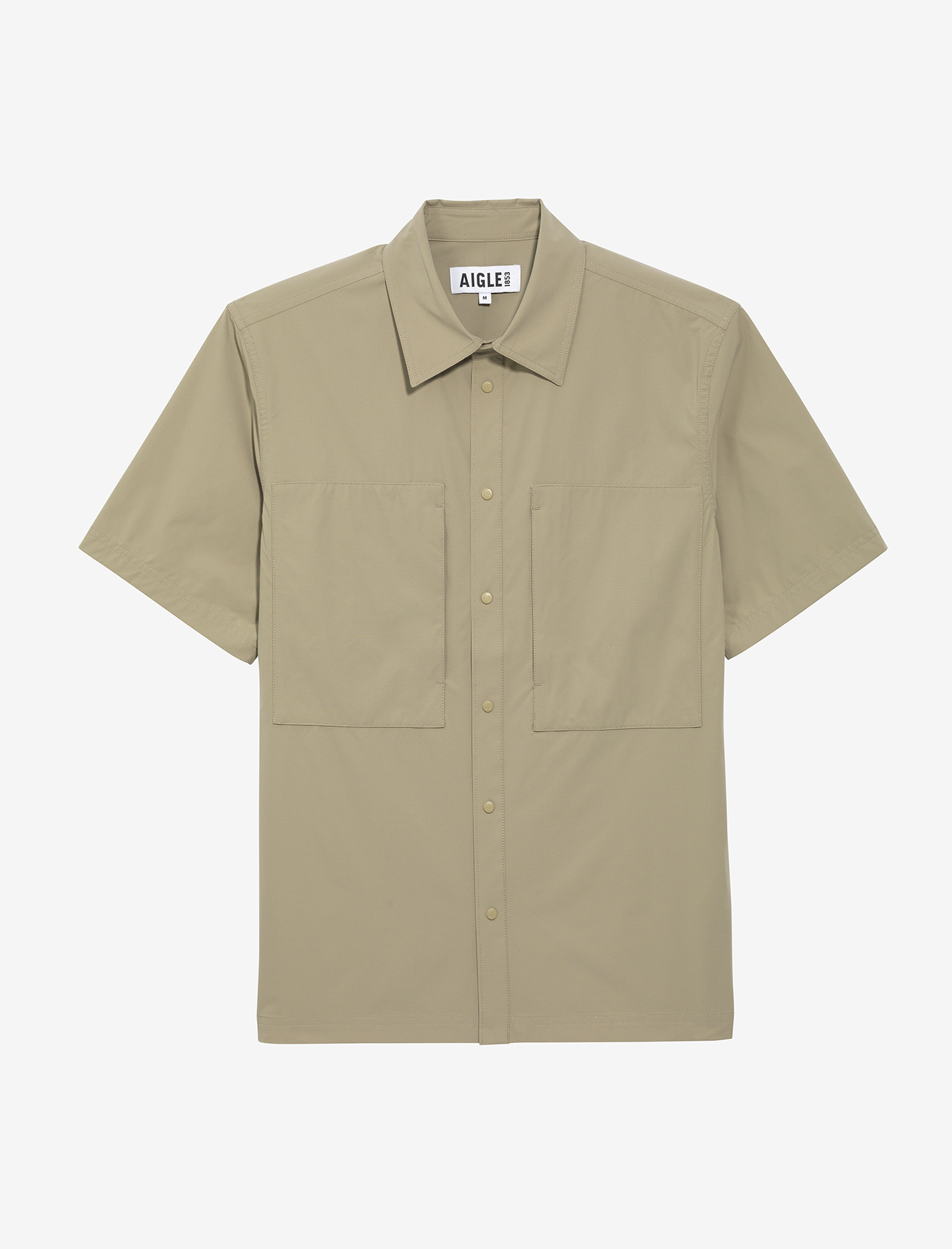 Chemise DRY FAST TEXTILE® et UV-C® à manches courtes BISTRE