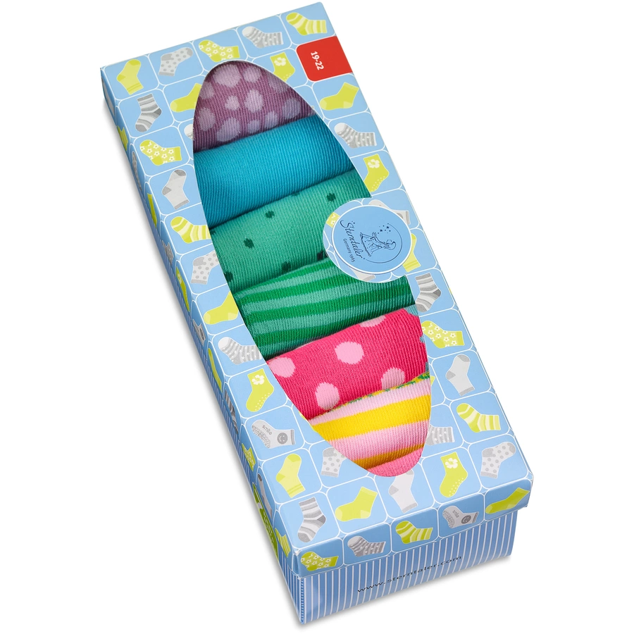 Sterntaler Söckchen Wochentage, 7er-Box blau