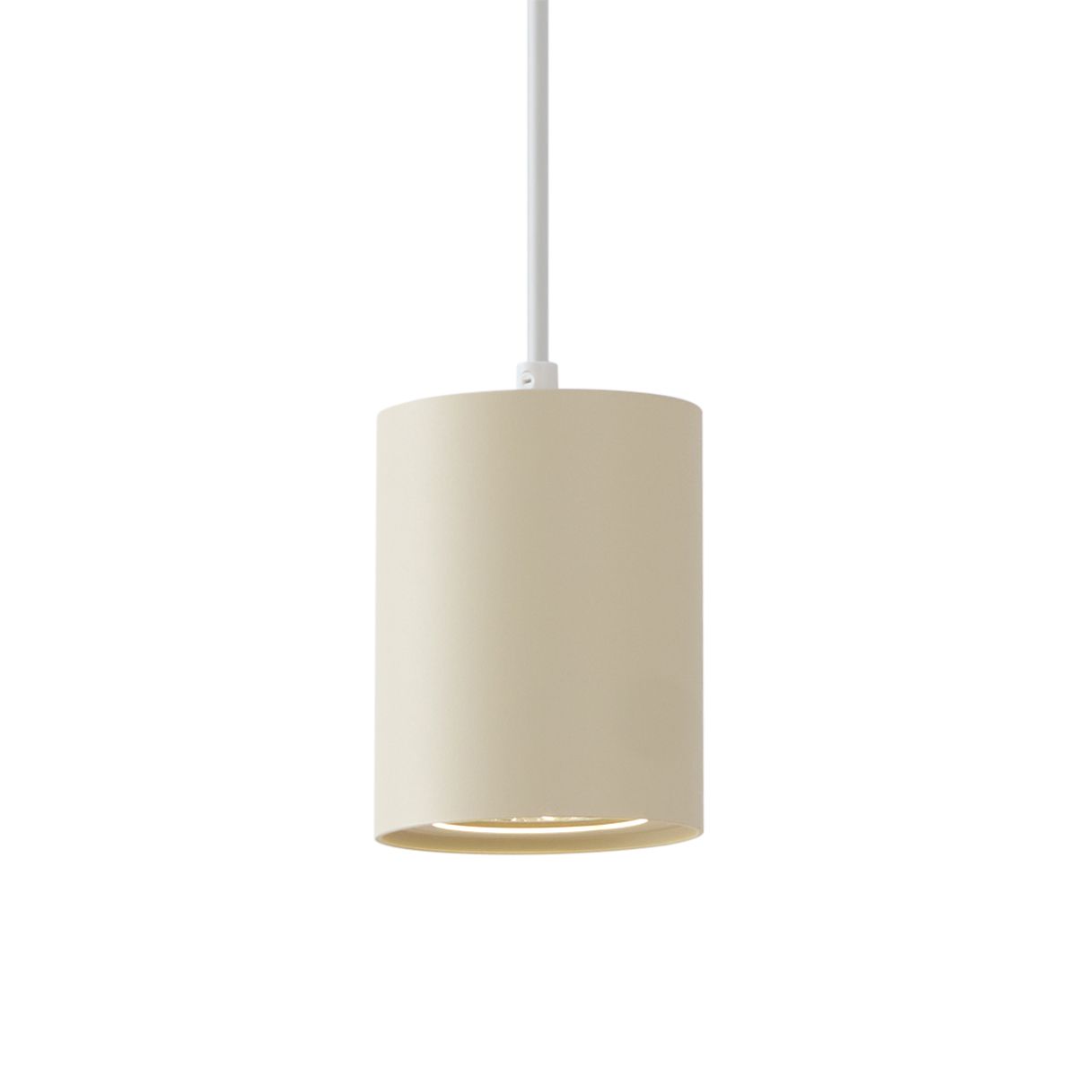Moderne hanglamp beige met wit voor railsysteem 1-fase GU10 70mm - Iconic Holt
