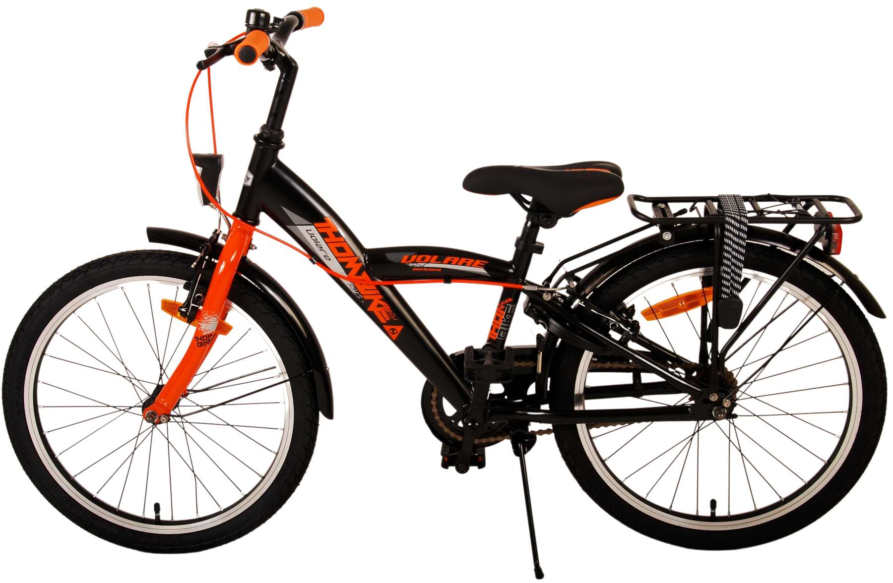 TPFSports Thombike Kinderfahrrad - Jungen - 20 Zoll - Rücktritt + Handbremsen - Schwarz/Grün