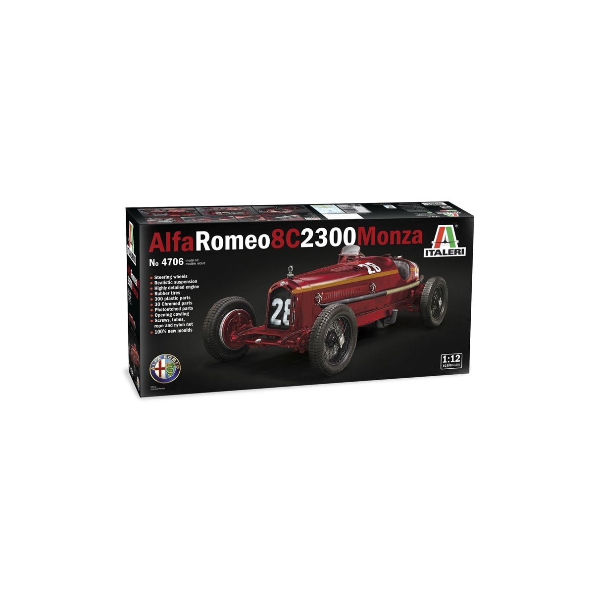 ITALERI 1:12 - Alfa Romeo 8C 2300 Monza