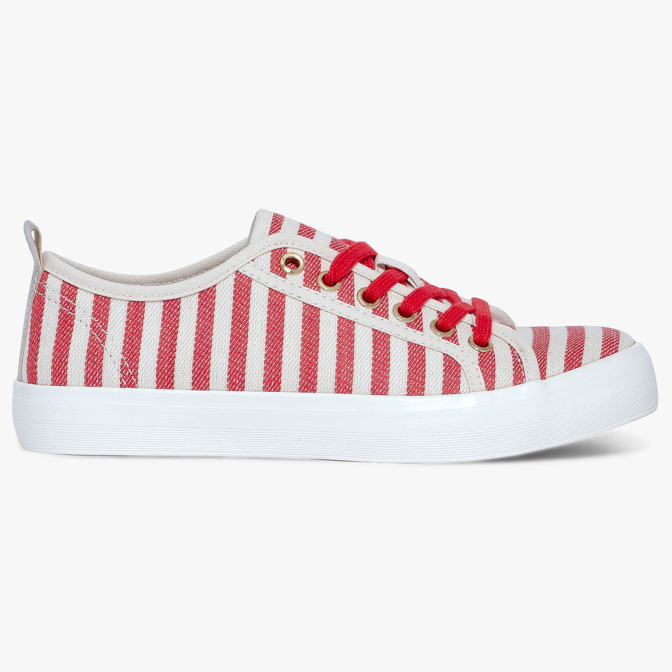 Bocage Sneakers Laurier rayées rouge/blanc