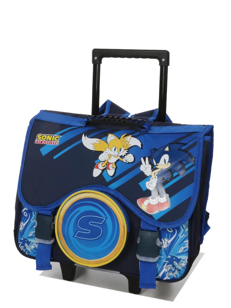 Cartable À roulettes Sonic & Tails 41 cm
