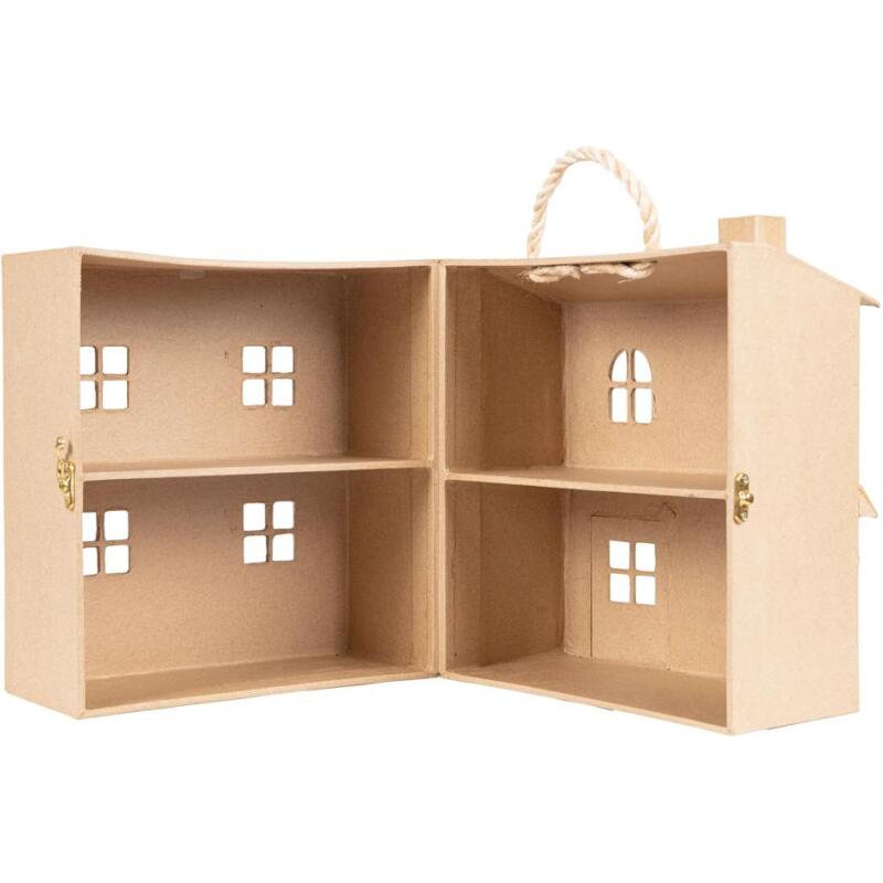 Maison de poupée 25x24x27cm - Kraft