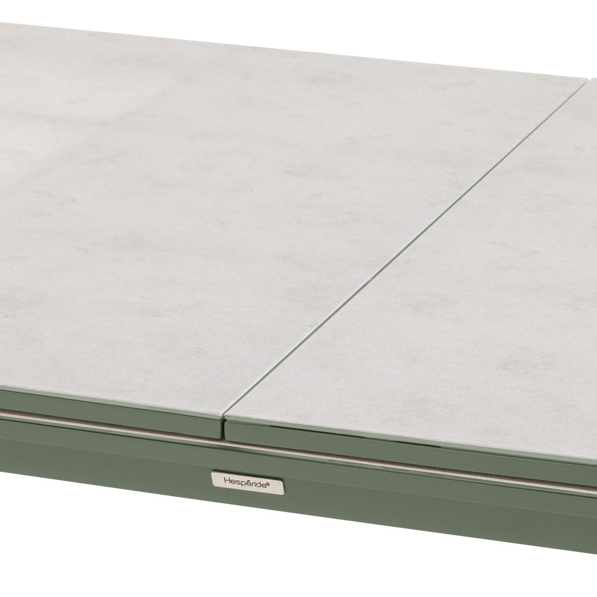 TABLE PULPY EXTENSIBLE VERRE CERAMIQUE GRANITE 12 PLACES