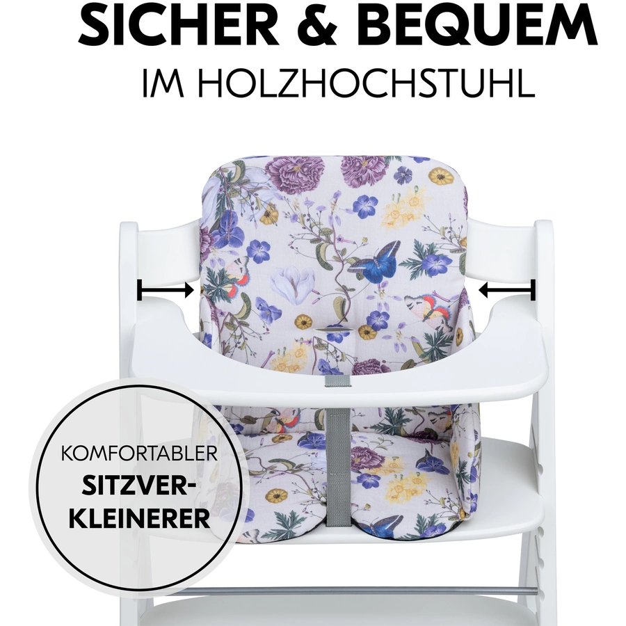 hauck Hochstuhlauflage Baby Pad Floral Beige