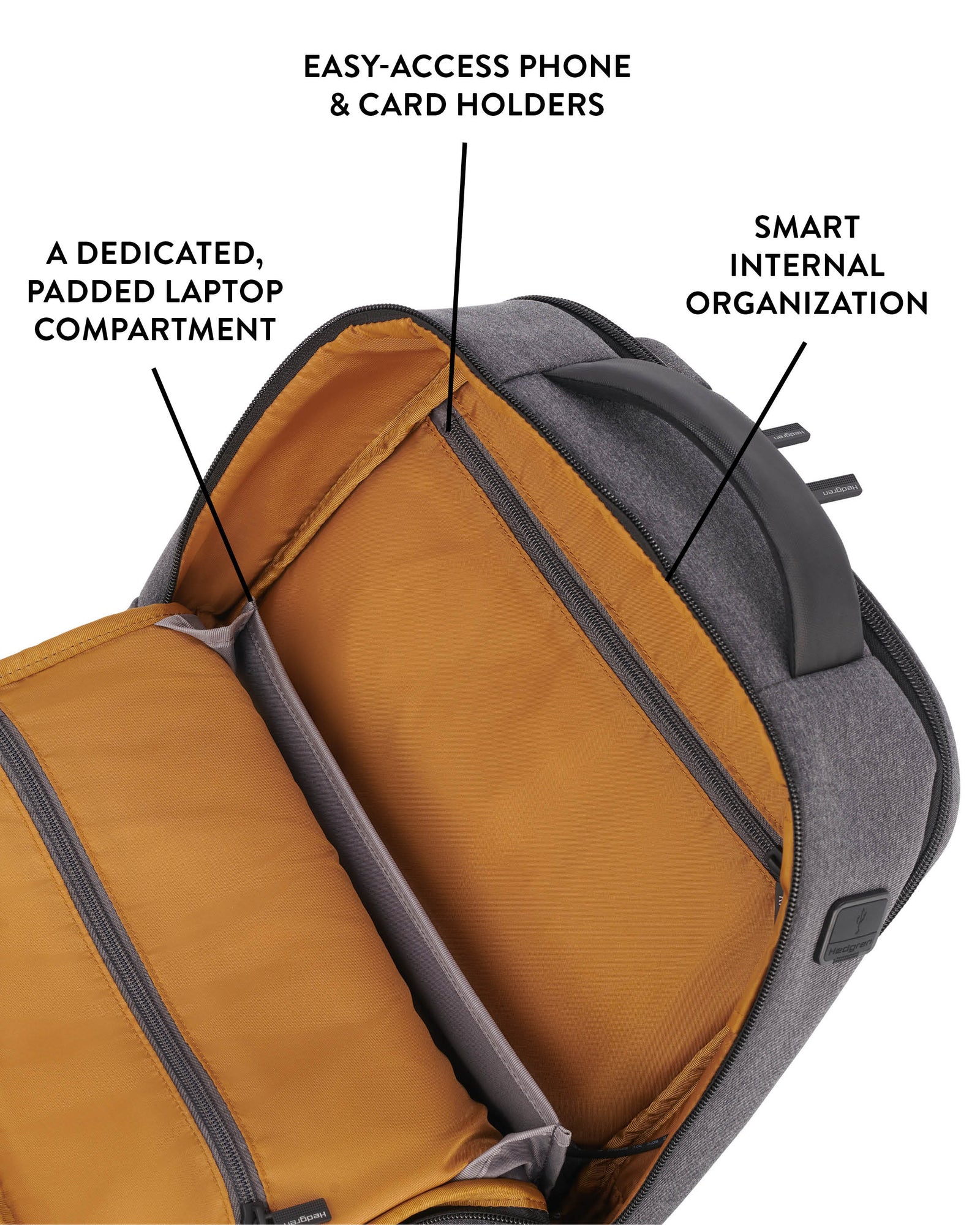 Hedgren Next Script Backpack 2 Compartiment 15,6 inch + RFID Deep Depths