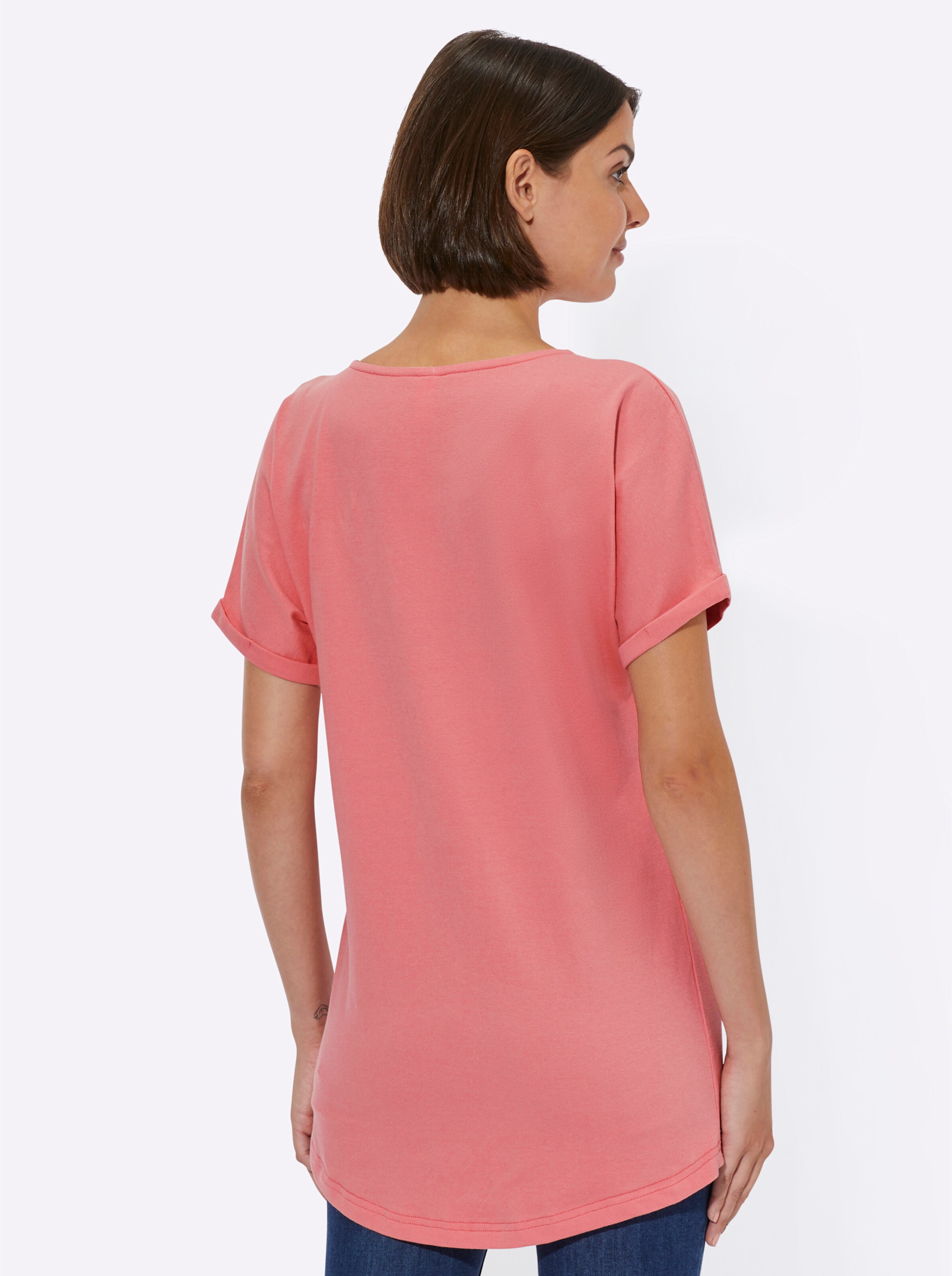 Longshirt in flamingo