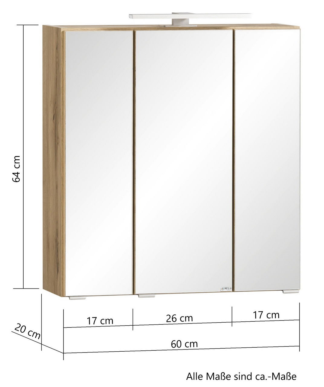 XORA Spiegelschrank VARESE