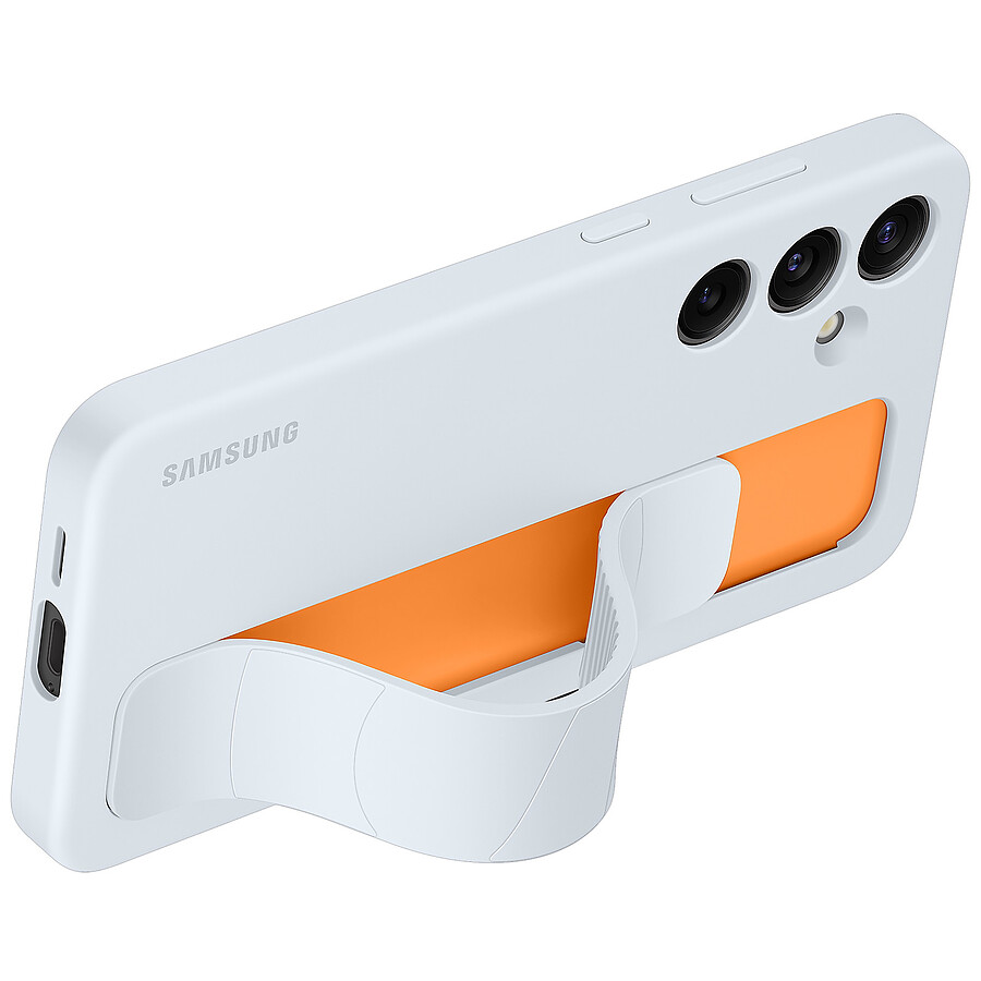 Samsung Coque silicone avec Lanière (Bleu) - Samsung Galaxy S24+