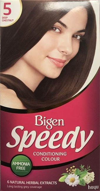Hoyu Bigen Speedy Conditioning Haarkleur Diep Kastanje Nr 5