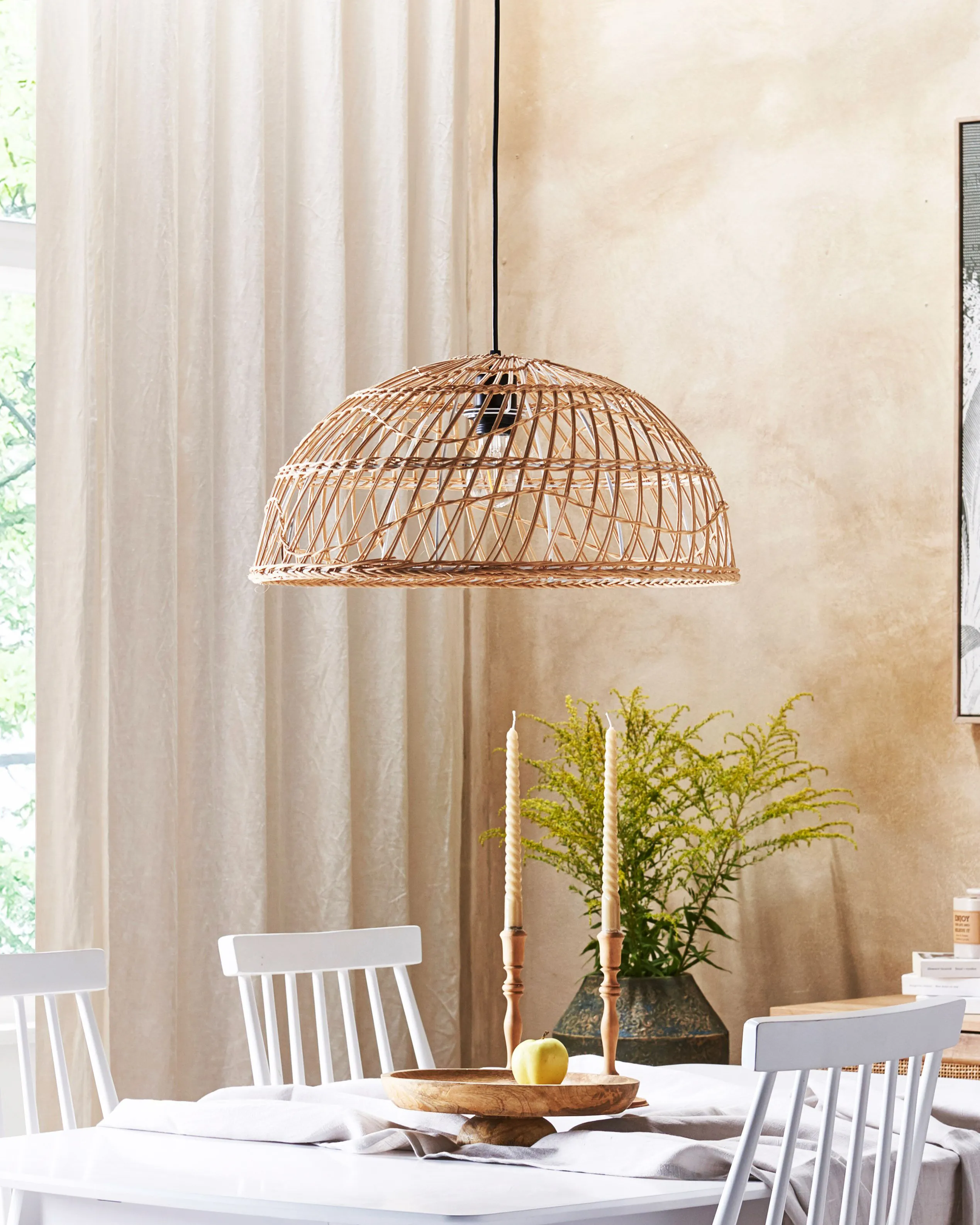 Hanglamp RAVINE Rotan Natuurlijk