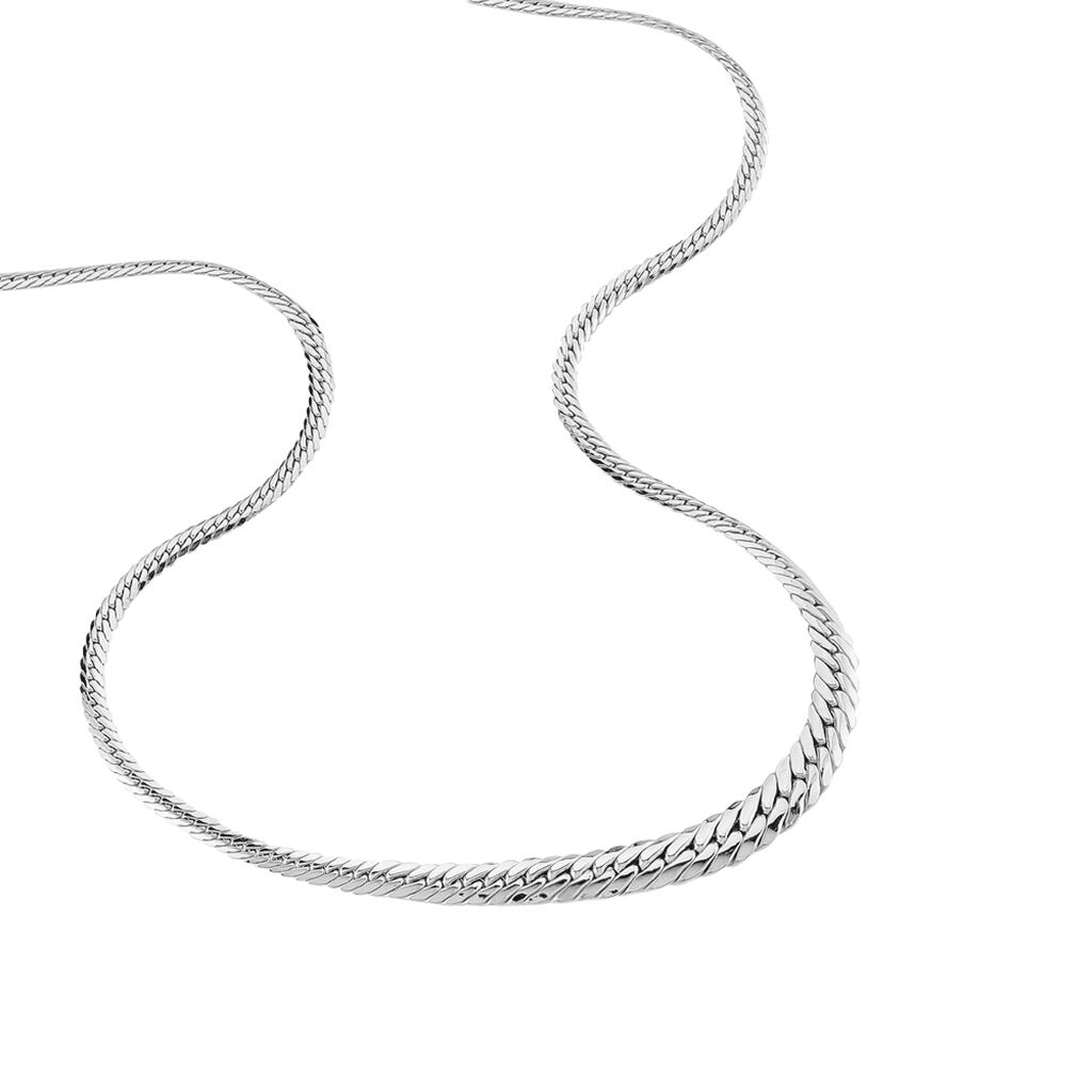 Collier Ivria Danilo Maille Anglaise Or Blanc