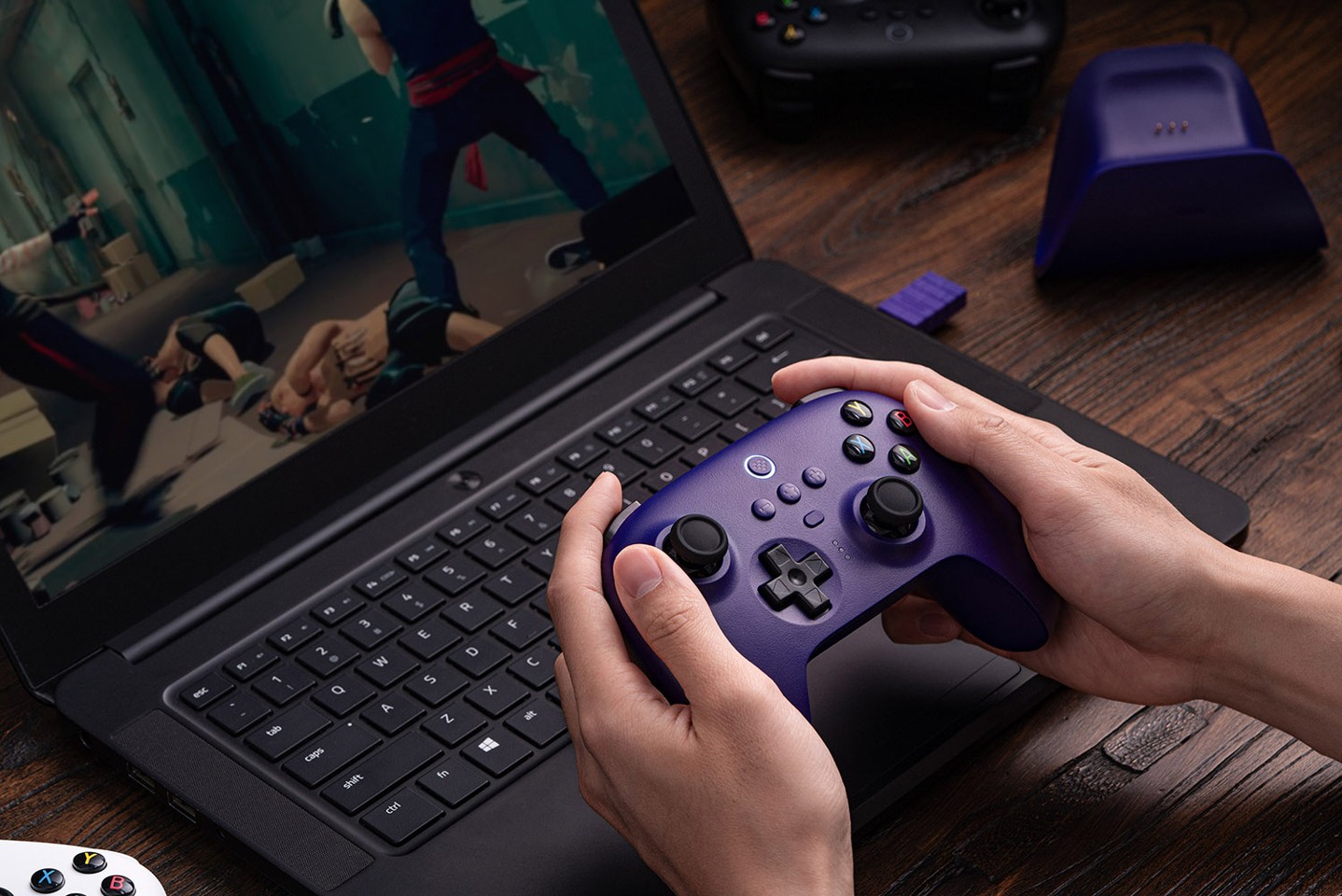 8BitDo Ultimate 2.4G Pad PC Hall Ed/Purple